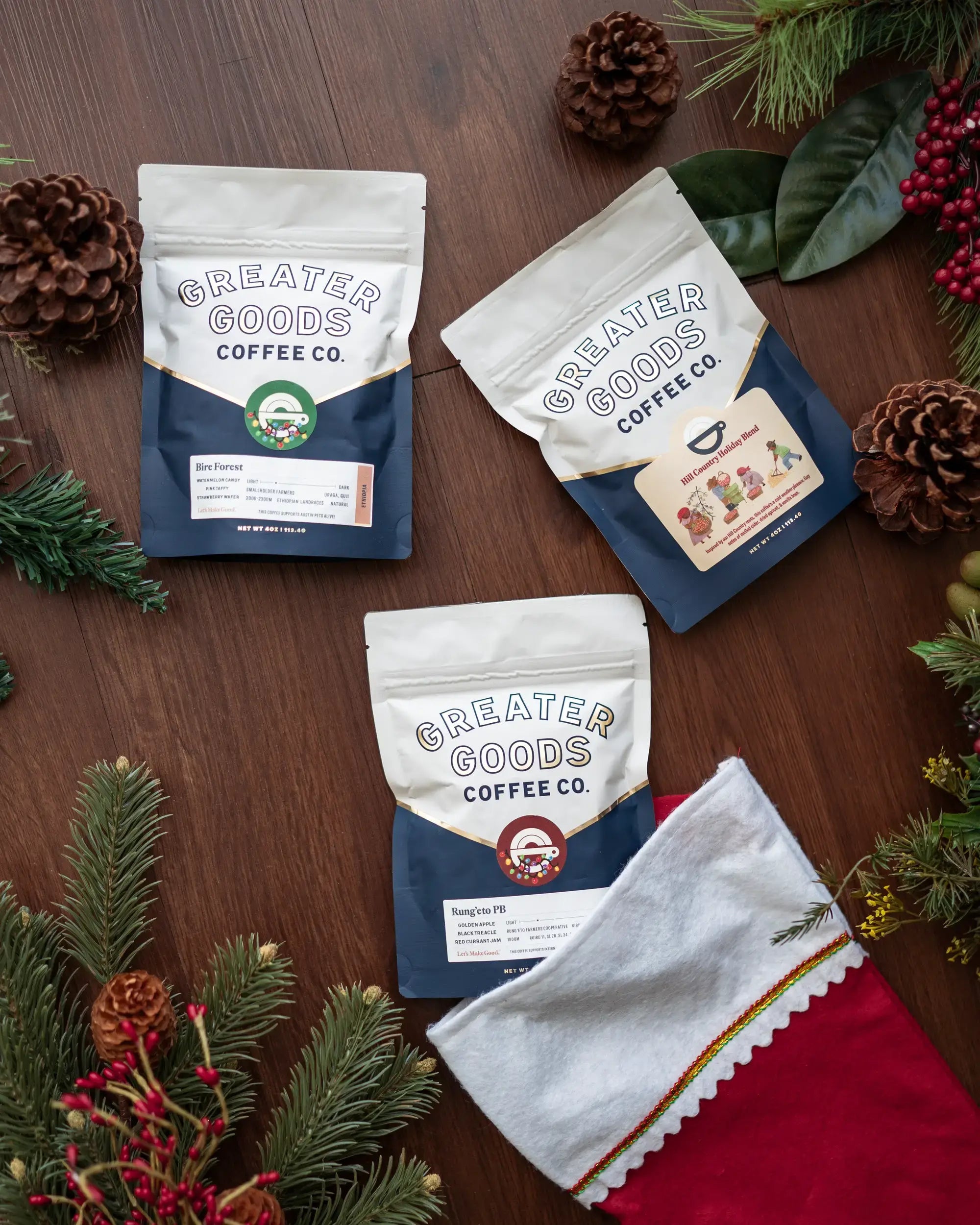 LTO Stocking Stuffers: Hill Country Holiday, Bire Forest, Rung'eto PB