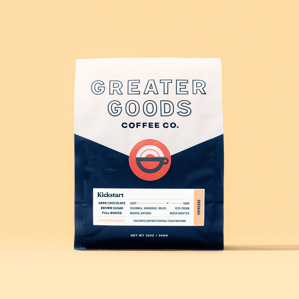 Kickstart Espresso Blend Specialty Coffee Greater Goods Roasting
