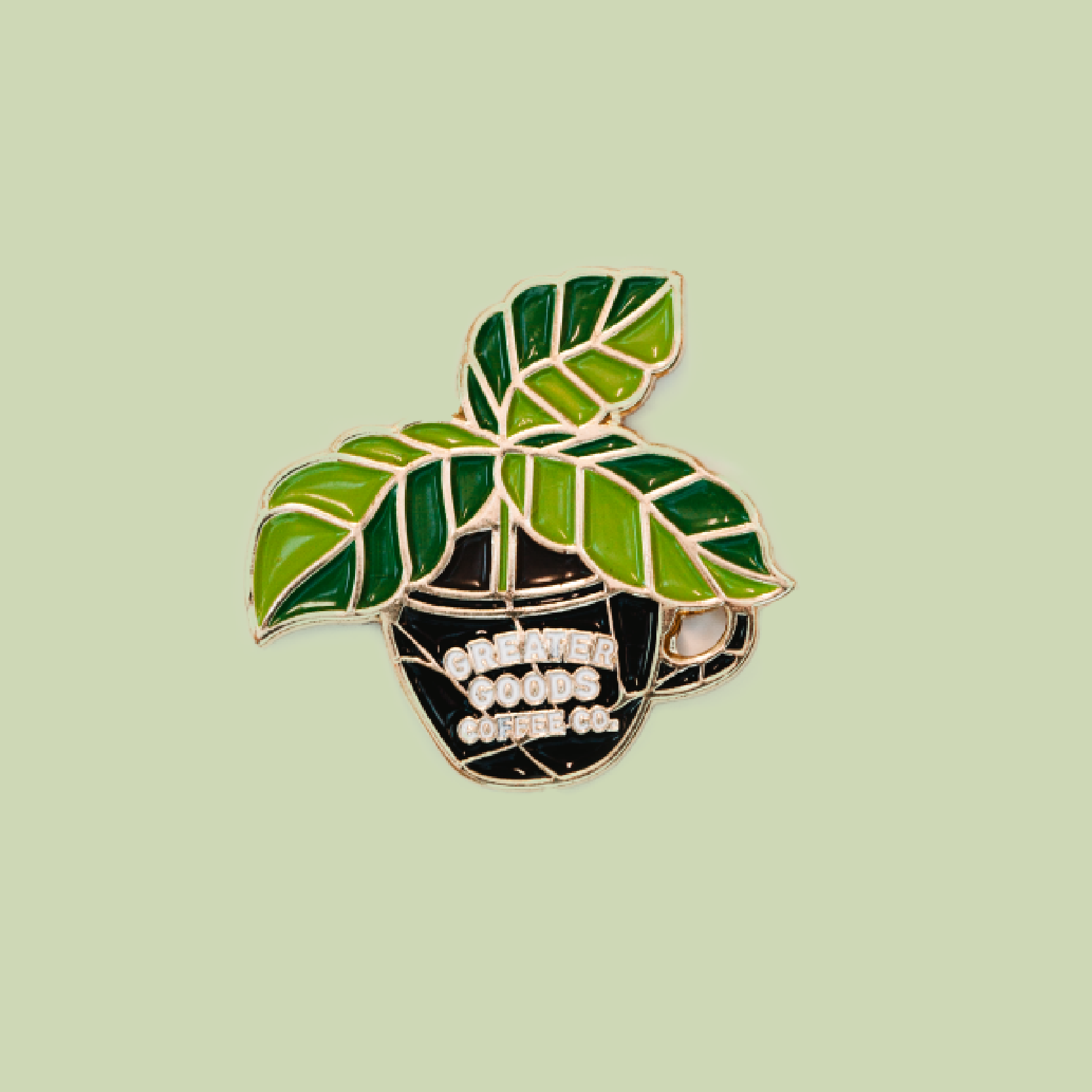 GG Kintsugi Coffee Plant Pin